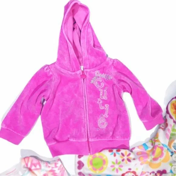 Lot of 3 kids fleece sweaters Sz 6 M - Picture 6 of 15